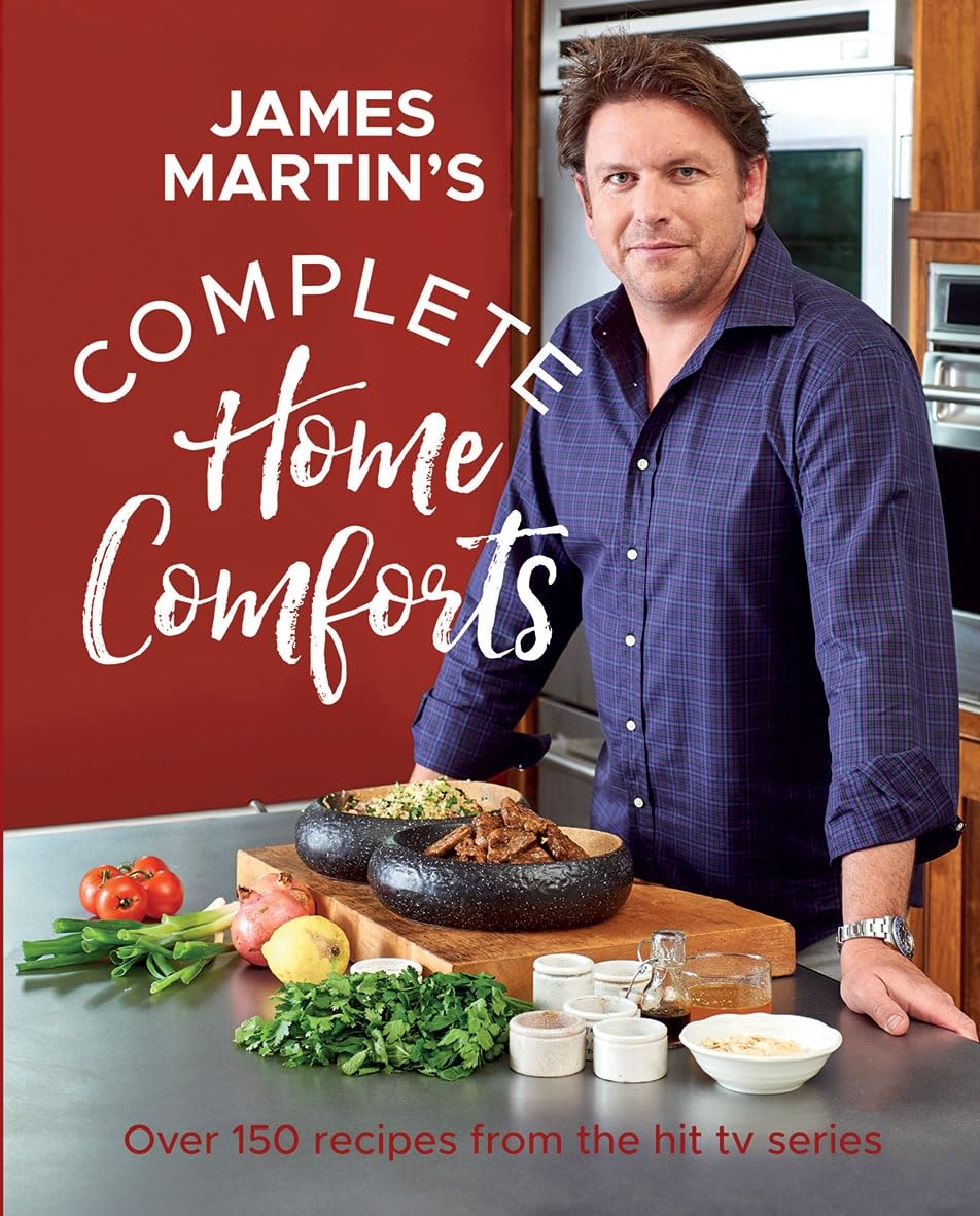 James Martin's Home Comforts book cover featuring James Martin