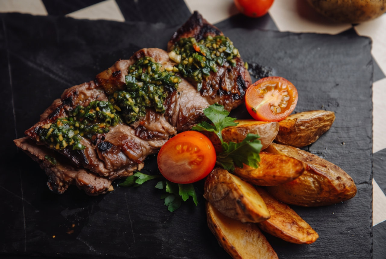 Classic Chargrilled Ribeye with Chimichurri